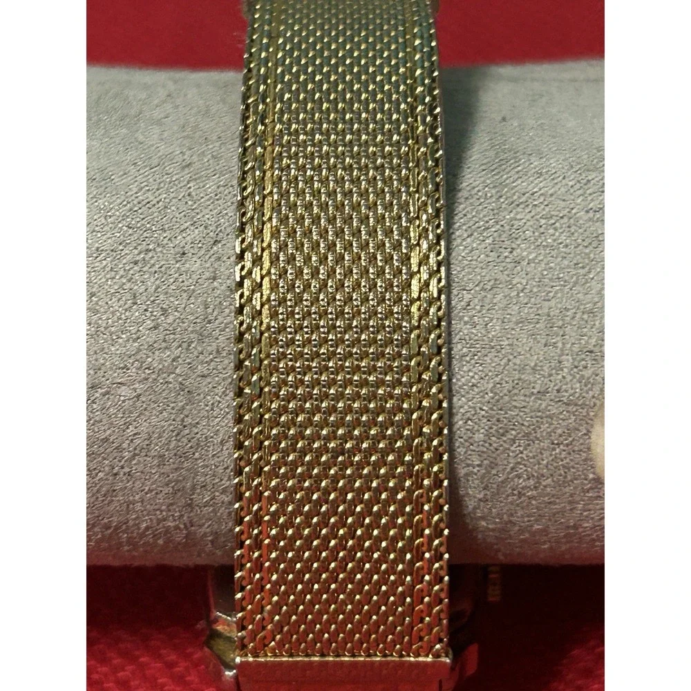 Vintage EASTMAN Diamond + Ruby Swiss Mens Watch Mechanical Hand Wind Read